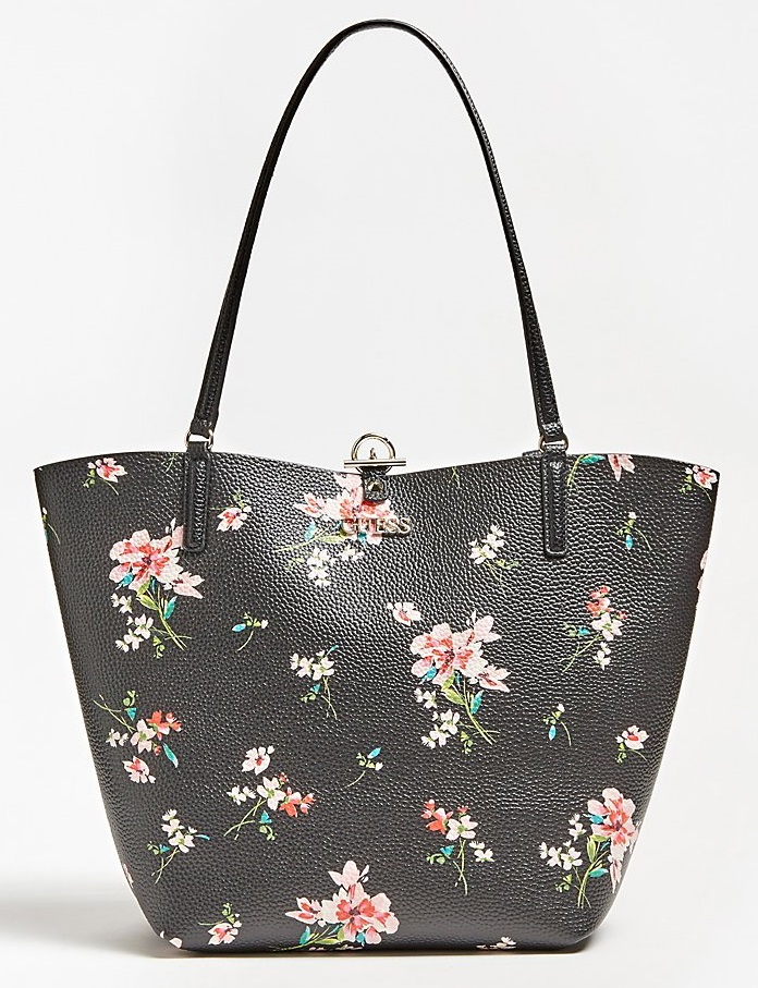 Guess Bag Alby, Black/Floral webstore