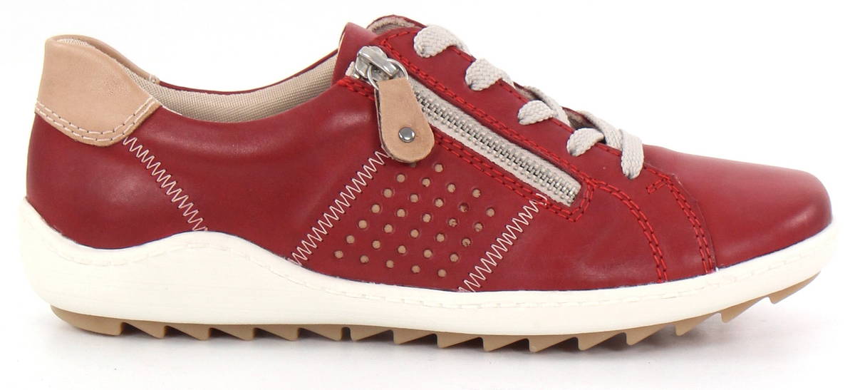 Rieker Walking Shoes R1417-33, Red - Stilettoshop.eu webstore