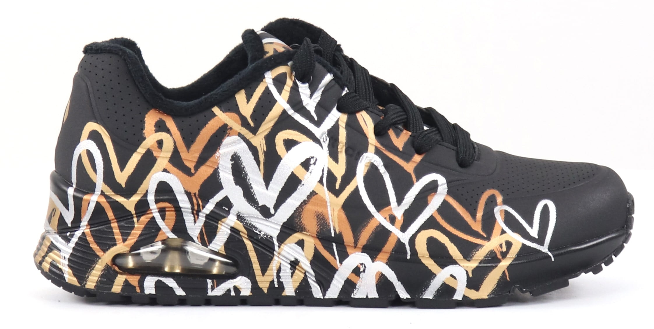 Skechers X JGoldcrown Sneakers 155523/BKGD Uno-Metallic Love