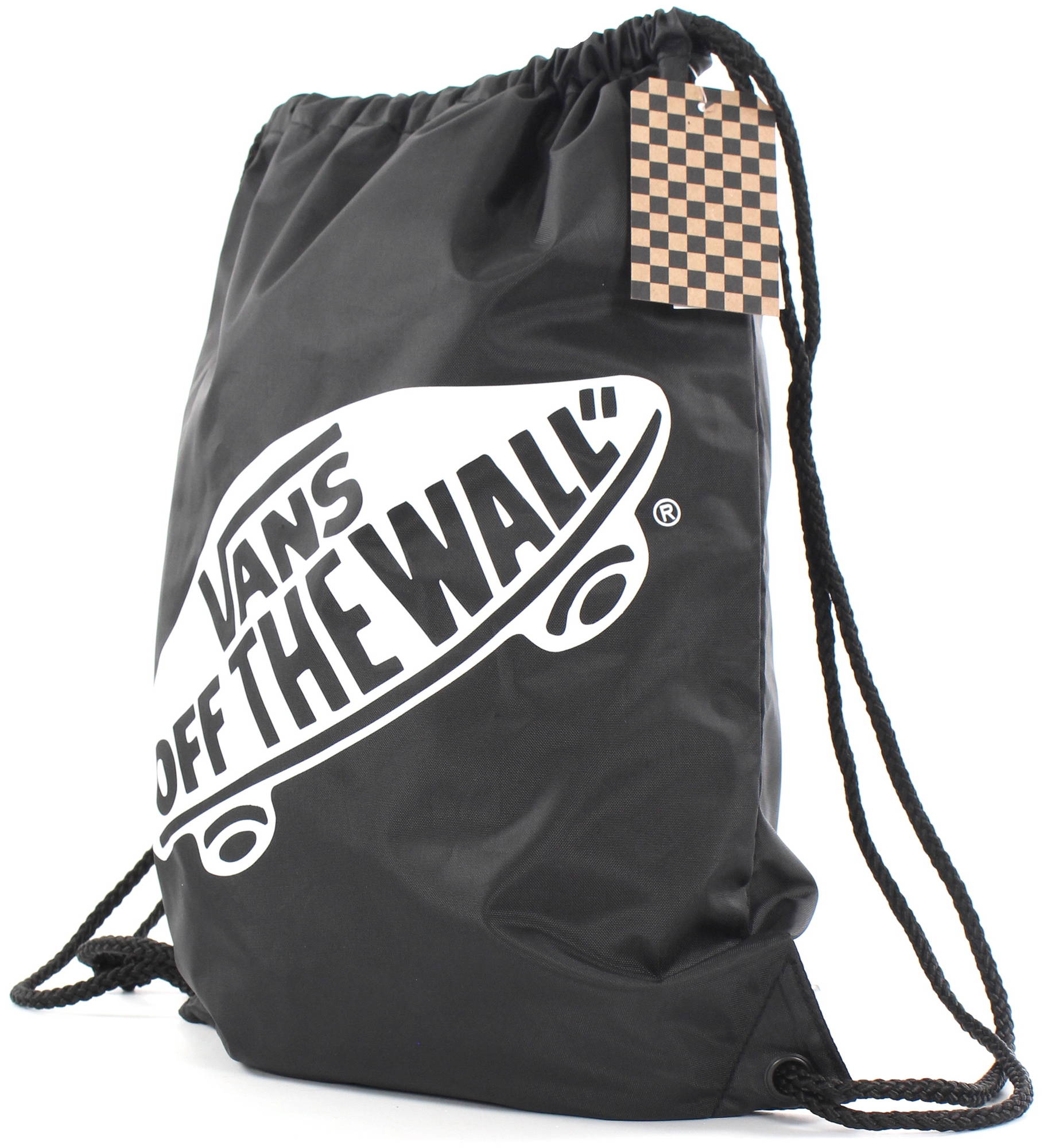 black vans drawstring bag