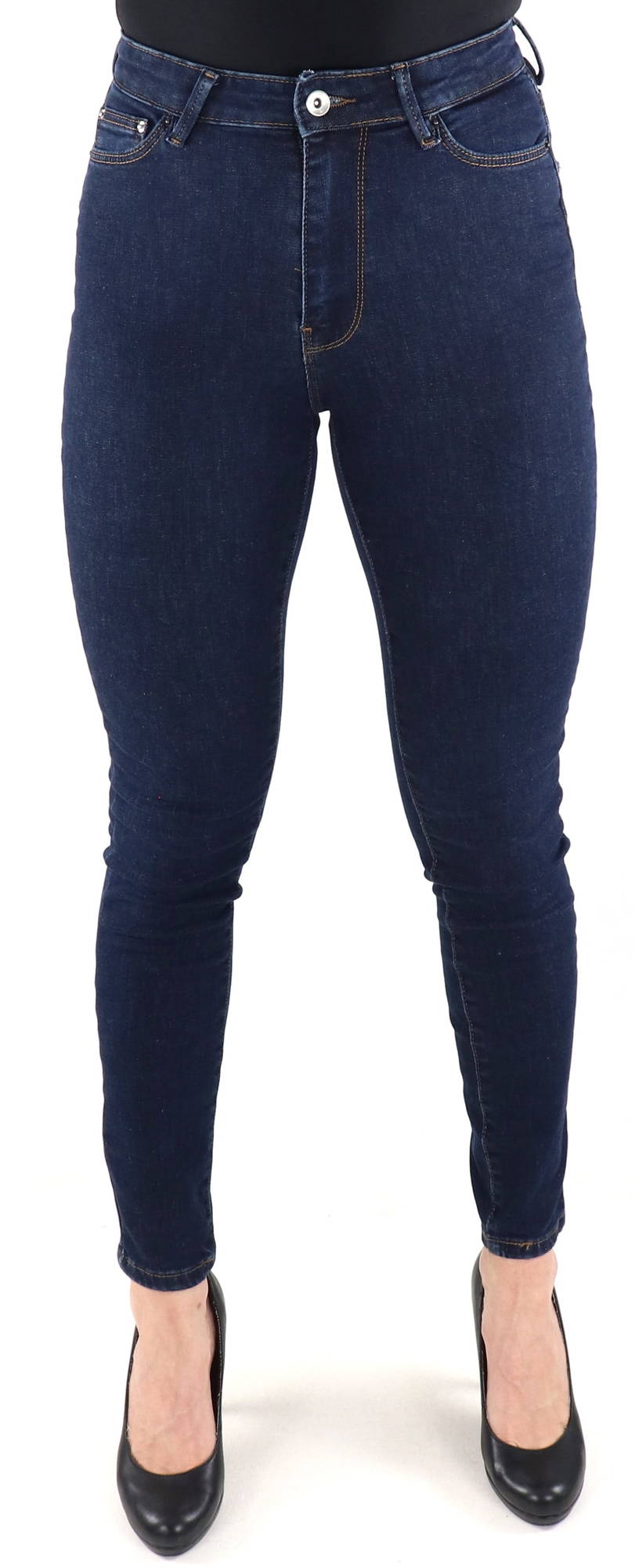 Only Jeans Iconic hw sk long dark blue - Stilettoshop.eu webstore