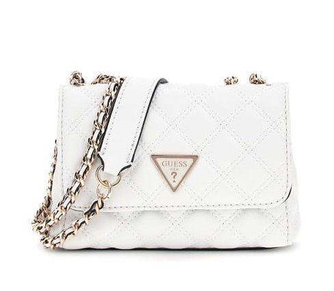 Guess shoulder bag Giully QG874874 white - Stilettoshop.eu webstore 
