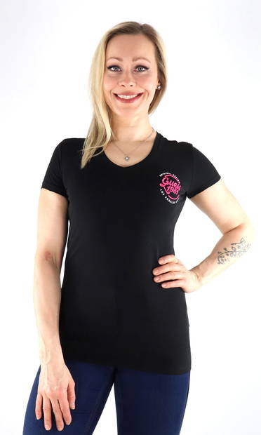 Guess T-Shirt Stamp black - Women's T-shirts - 133340 - 1