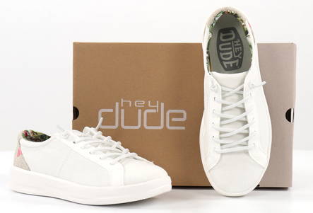 HEYDUDE Shoes Karina Coconut white - Women's walking shoes - 133690 - 2