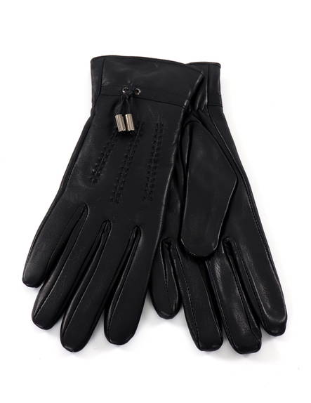 Migant NPG127 women's leather gloves black - Women's beanies and gloves - 134770 - 1