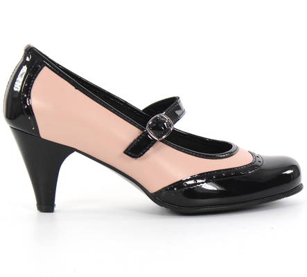 Natura Pumps 13160+L, Black/Rose - Women's pumps and high heels - 130610 - 1