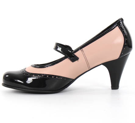 Natura Pumps 13160+L, Black/Rose - Women's pumps and high heels - 130610 - 2