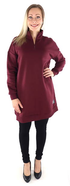 Only Play Sweatshirt Dress Windsor wine - Dresses and tunics - 134710 - 1