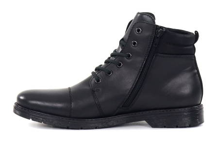 Rieker men's leather ankle boots 13040-00 black - Men's ankle boots and boots - 134630 - 2