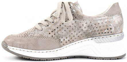 Rieker Wedge sneakers N4327-80 metallic - Rieker women`s sneakers - 133150 - 2