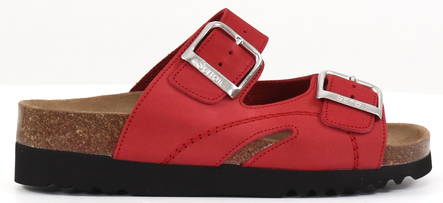 Scholl Mules Moldava Wedge ad red - Women's work shoes - 127900 - 1