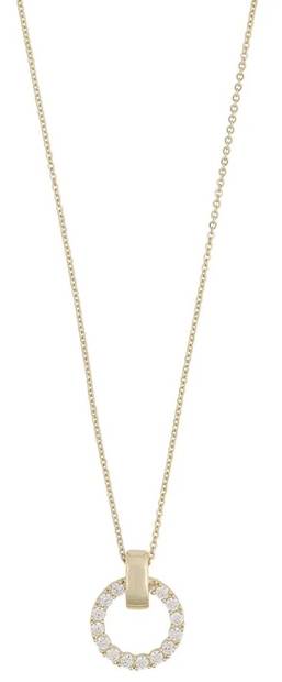 Snö of Sweden Necklace East round g/clear - Necklaces - 134950 - 1