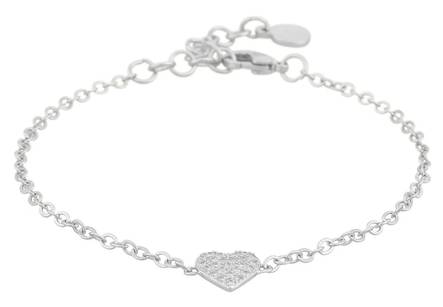Snö of Sweden Bracelet North heart s/clear - Bracelets - 135000 - 1