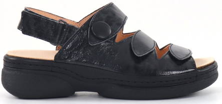 Think! Sandals Cambio 000587-2010 black - Wide last working shoes - 134030 - 1