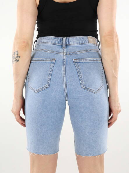 Only women's shorts HW Long light blue - Women's shorts and capris - 136050 - 2