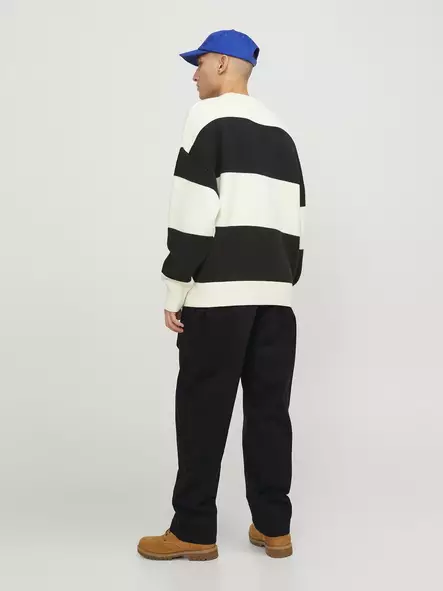Jack&Jones Loose fit chino pants Karl black - Men's trousers - 136660 - 2