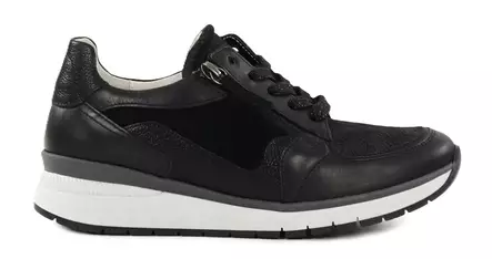Gabor women's genuine leather sneakers 6630767 schwartz - Women's sneakers - 138510 - 2