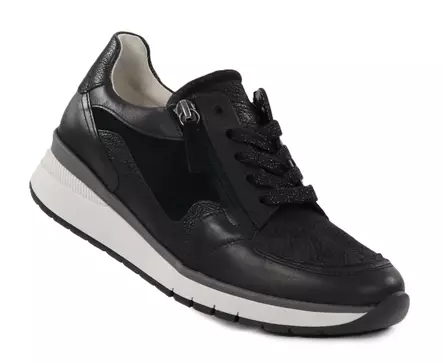 Gabor women's genuine leather sneakers 6630767 schwartz - Women's sneakers - 138510 - 1