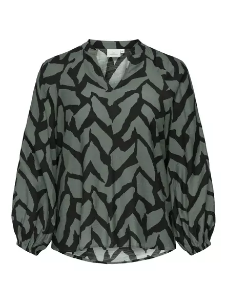Only Carmakoma women's plus size shirt laurel wreath - Women's long sleeved shirts - 138870 - 1