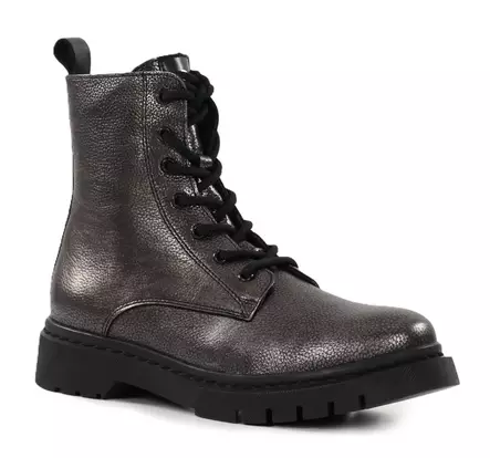 Tamaris women's genuine leather ankle boots 25054-41 pewter - Tamaris ankle boots - 139140 - 1