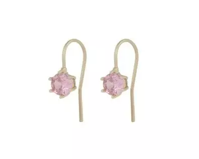 Snö of Sweden Earrings Callie gold/light pink - Earrings - 141120 - 1
