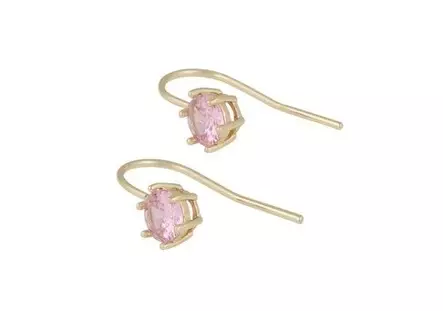 Snö of Sweden Earrings Callie gold/light pink - Earrings - 141120 - 2
