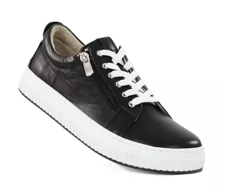 Andrea Conti women's genuine leather sneakers 0069003-002 black - Women's sneakers - 138280 - 1