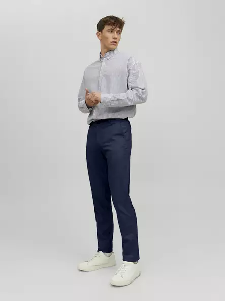 Jack&Jones men's chinos Chino Breeze navy blazer - Men's trousers - 138030 - 2