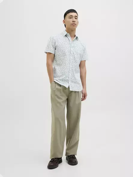 Jack&Jones short-sleeved shirt Blasummer white - Men's dress shirts - 138480 - 2