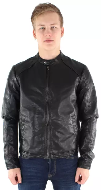 Jack&Jones Jacket Essential biker, Black - Men's jackets - 121660 - 1