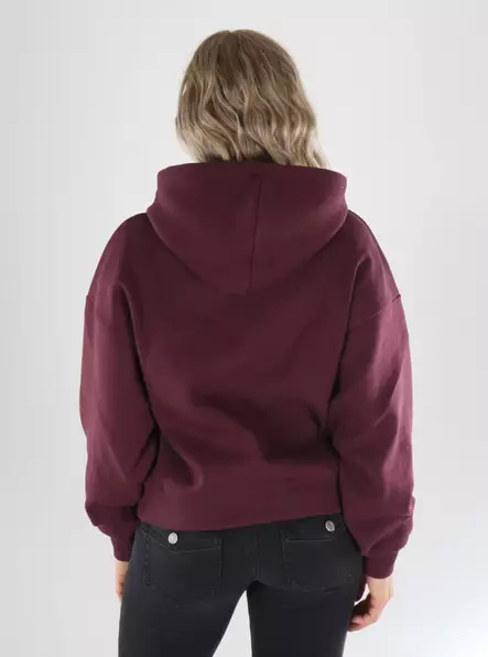 JJXX Hoodie JXSTUDIO VESTERBRO LS RLX HOOD winetasting - Women's hoodies and colleges - 141620 - 2