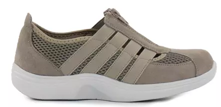Natura Walking Shoes Wolsey XL taupe - Women's walking shoes - 141380 - 2