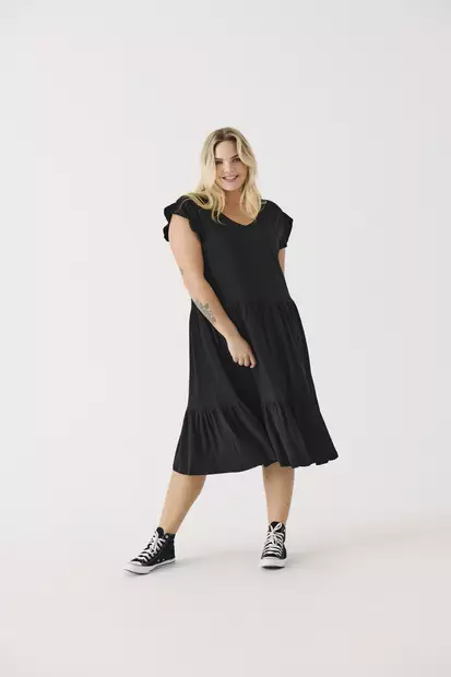Only Carmakoma Dress May capsleeves black - Dresses and tunics - 133600 - 1