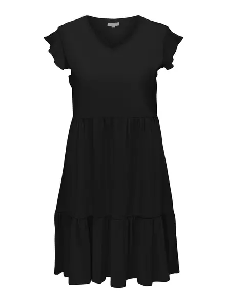 Only Carmakoma Dress May capsleeves black - Dresses and tunics - 133600 - 2