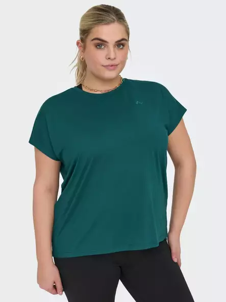 Only Play Curvy Women's Plus Size Training Shirt mediterranea - Womens's sports T-shirts - 140150 - 1