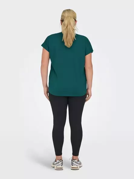 Only Play Curvy Women's Plus Size Training Shirt mediterranea - Womens's sports T-shirts - 140150 - 2