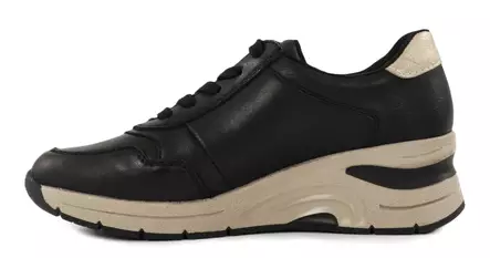 Rieker wedge sneakers N9301-80 black - Rieker women`s sneakers - 138850 - 2