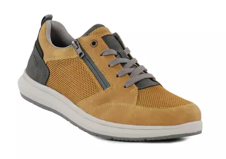 Rieker men's wide-last sneakers 16901-68 yellow - Men's walking shoes - 140890 - 1