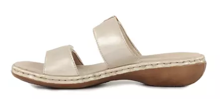 Rieker women's genuine leather mules 65957-90 gold - Rieker mules - 138240 - 2