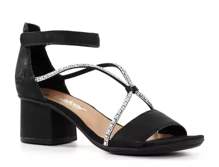 Rieker women's party sandals 64654-00 black - Rieker women`s sandals - 137950 - 1