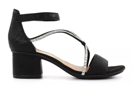 Rieker women's party sandals 64654-00 black - Rieker women`s sandals - 137950 - 2