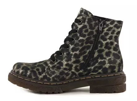 Rieker women's leopard print ankle boots 78240-90 multi - Rieker ankle boots - 139010 - 2