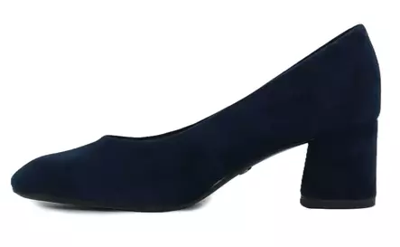 Tamaris pumps 22437-47 navy suede - Tamaris high heels - 141540 - 2