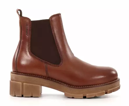Ten Points women's leather ankle boots 60511 Cecilia Cognac - Women's ankle boots - 136600 - 1