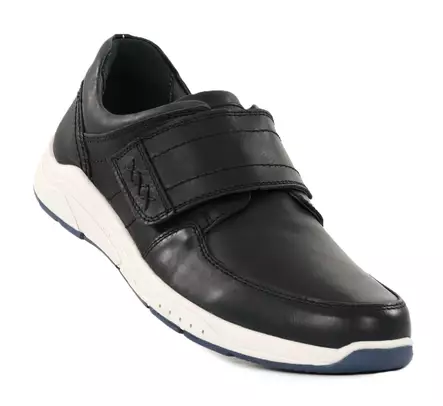 Topman men's genuine leather walking shoes 15023 black - Men's walking shoes - 138060 - 1