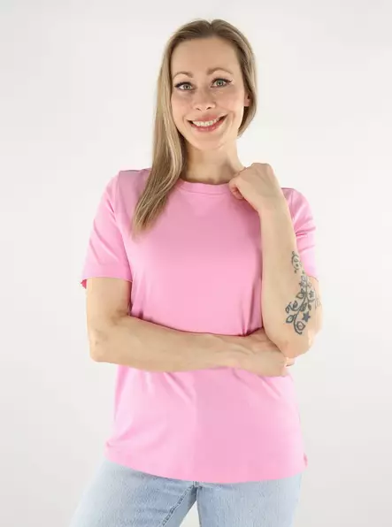 Vero Moda women's organic cotton t-shirt bonbon - Women's T-shirts - 138210 - 1