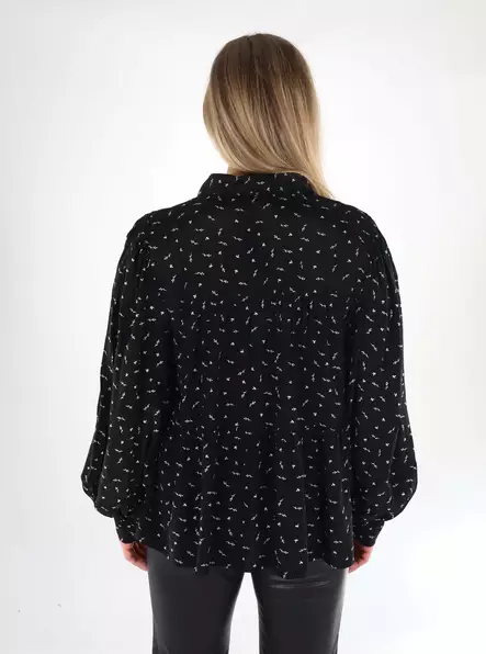 Vila women's dress shirt black beauty/tiv - Women's shirts and blouses - 139200 - 2
