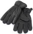 Goosey men's leather gloves black - Men's gloves, scarfs and caps - 127370 - 1