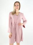 JDY Dress Divya 7/8 v-neck Woodrose - Dresses and tunics - 135400 - 1
