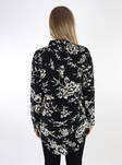 JDY women's Dress Shirt Loose black / floral pattern - Women's shirts and blouses - 135500 - 2